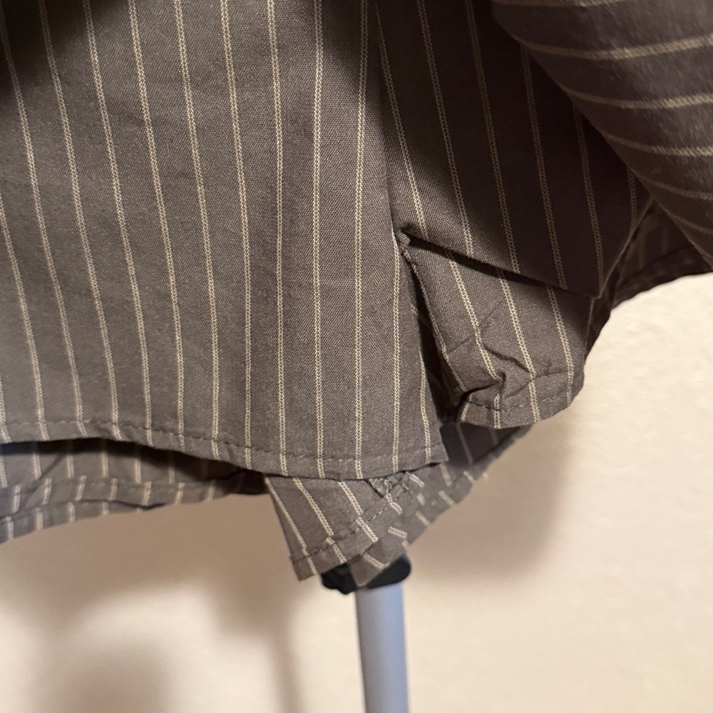 2 pc coordinated SET Brown & Tan pinstripe jacket & skort multiple SIZES AVAIL - Picture 12 of 13